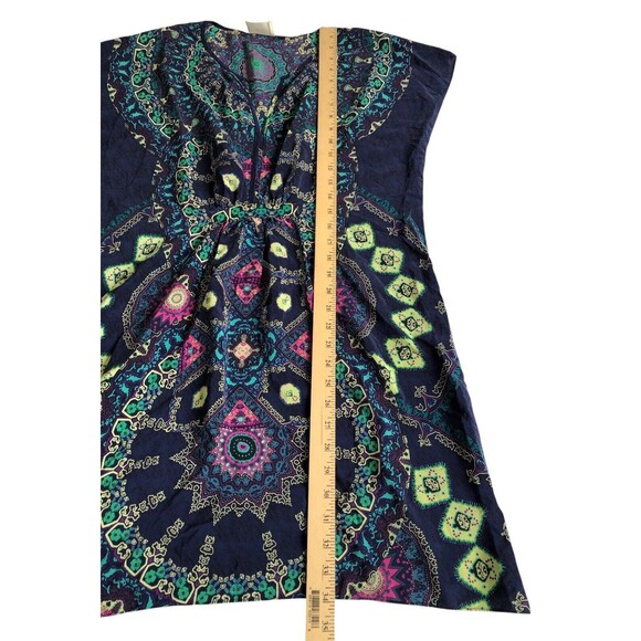 Anthropologie Maeve Medallion Silk Dress size Medium - Picture 9 of 10